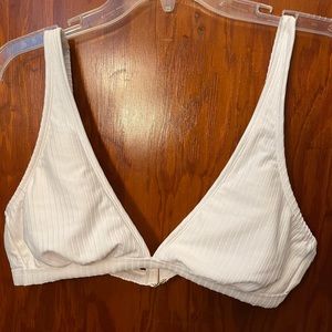 Target White Triangle Swimsuit Top
